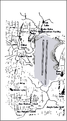 Creeks and Wells Near Sea-Tac (Map)